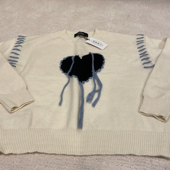 Cider Heart Shaped Long Sleeve Top Size Medium - Picture 5 of 6